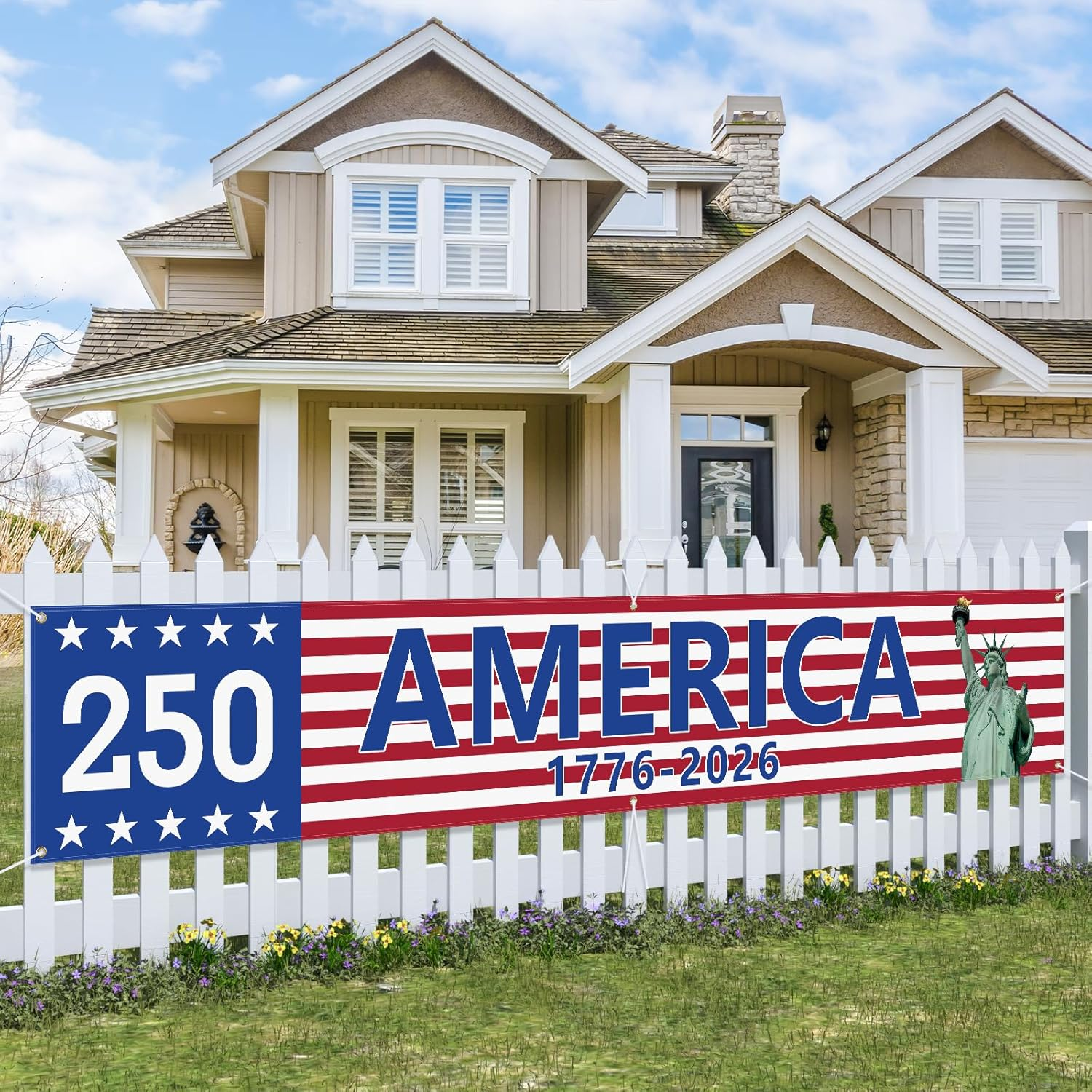 Large 250Th Anniversary Banner 120