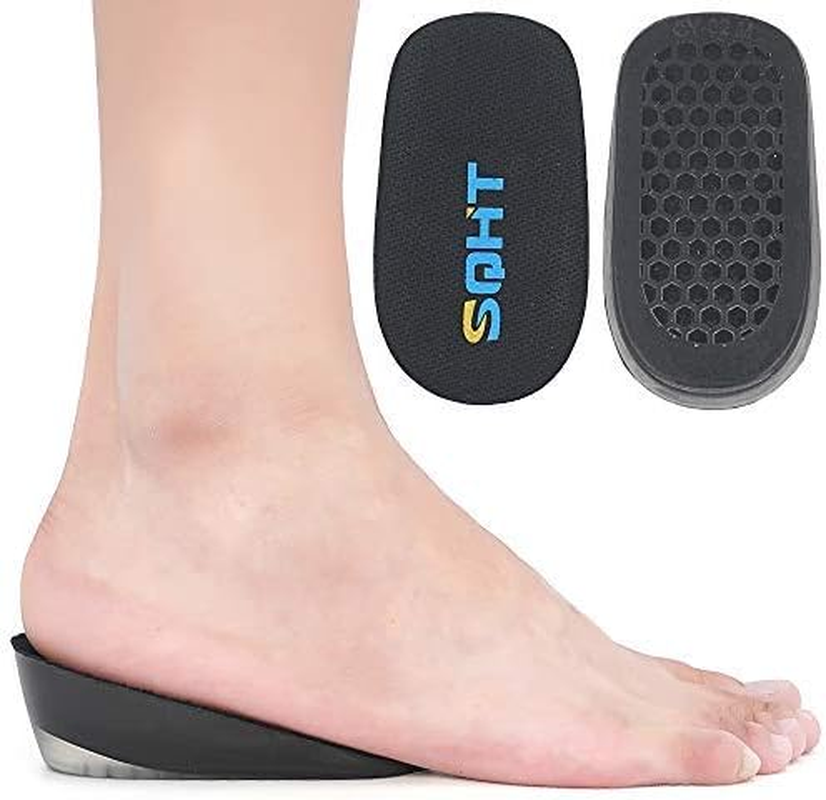 Sqht'S Height Increase Insoles - Gel Shoe Heel Lift Inserts & Pads, Achilles 