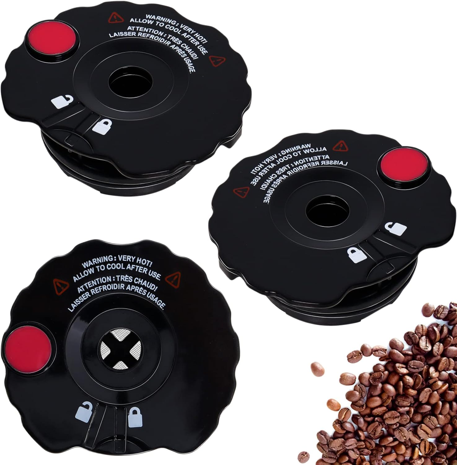 My K Cup Reusable Coffee Pods Filter Fit for Keurig 2.0 K200 K250 K300 K350 K400 K450 K460 K475 K500 K550 K560 K575 Brewers Pack of 2, 119367 with Cleaning Brush SIZE:2.5 * 2.4