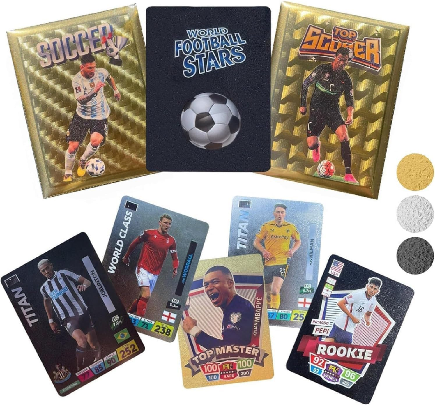 2026-27 Soccer Cards - 33 Unique Greatest Soccer Players Fun for the Whole Fami