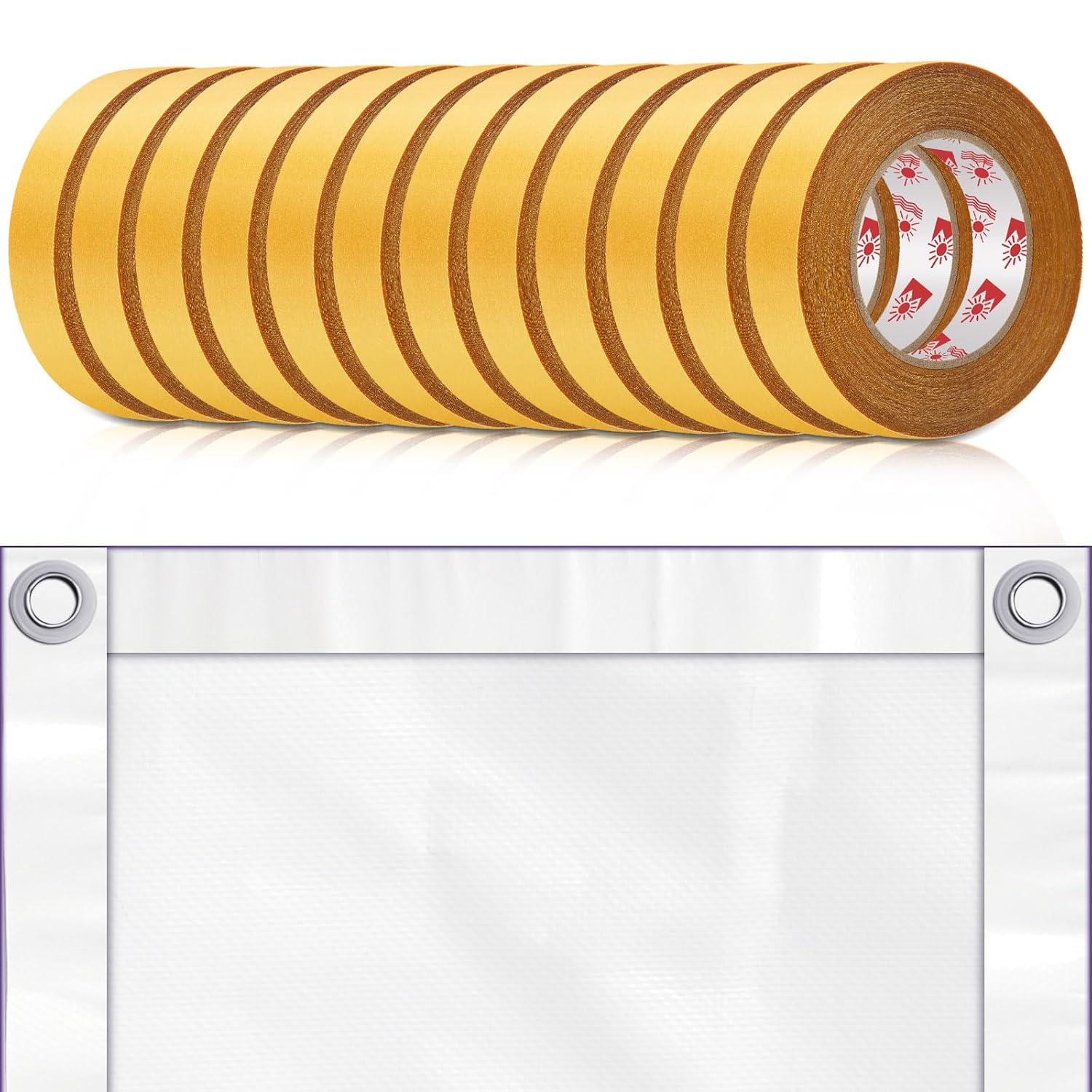 12 Rolls Heavy Duty Banner Hem Tape 1