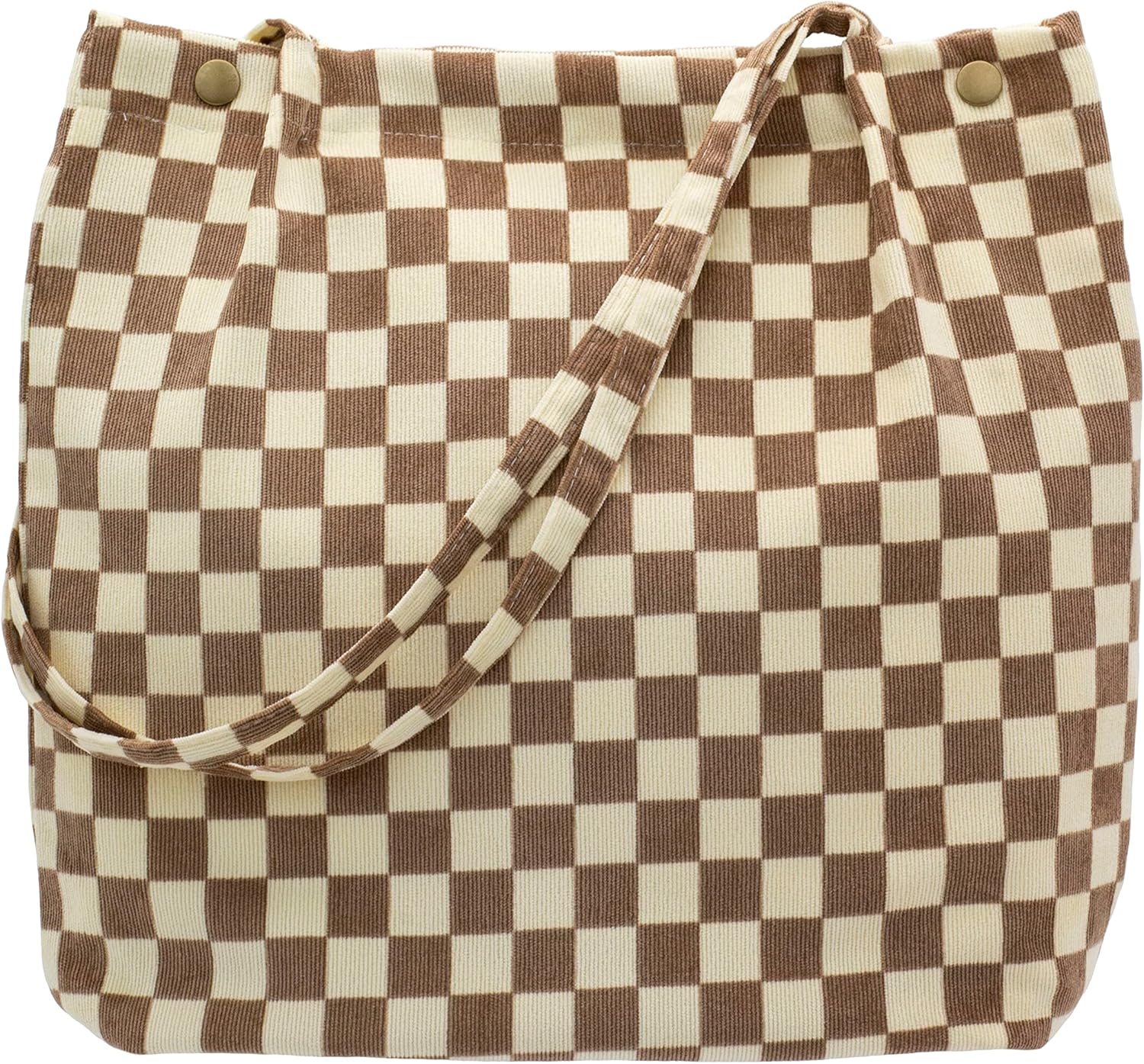 Corduroy Tote Bag for Women – Travel, Grocery & Everyday Shoulder Bag