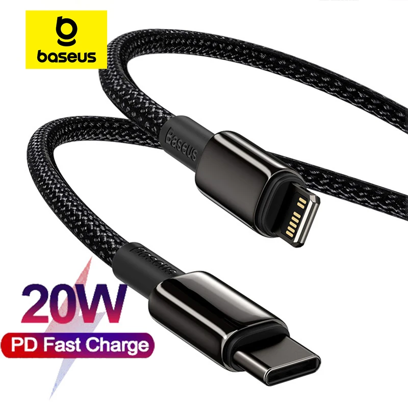 20W USB C Cable for iPhone 14 13 11 8 XR PD Fast Charge for iPhone 12 SE USB Type C Cable Fast Charging for Macbook Cable