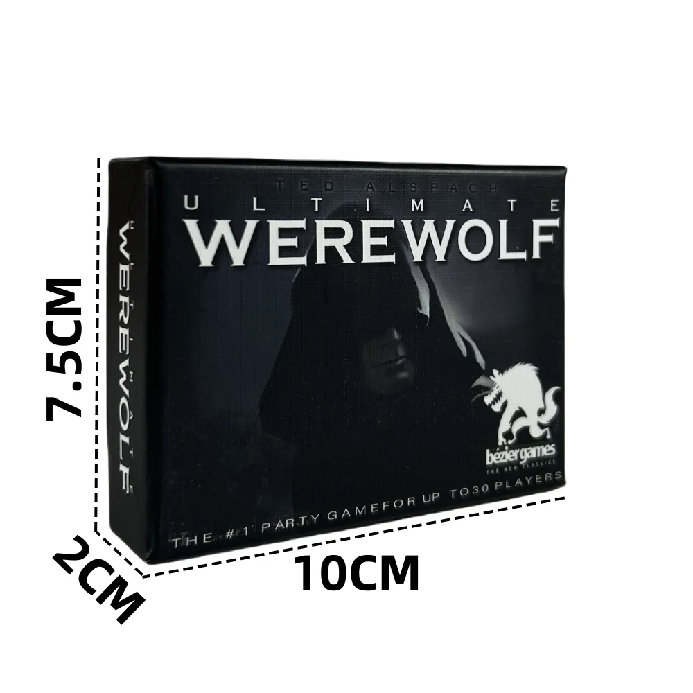 Ultimate Werewolf Revised Edition Card Game 34 Cards Keeps Games Fresh and Engaging Werewolf Party Game
