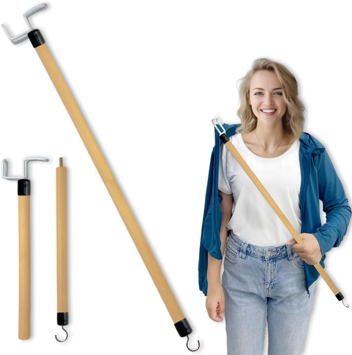 27'' Dressing Stick, Long Dressing Stick for Elderly, Disabled, Limited  Mobility | eBay