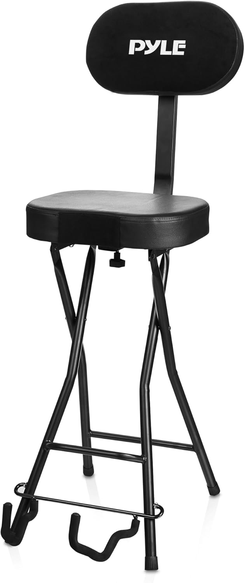Seat with Padded Cushion-Heavy-Duty Ergonomic Backrest W/Fold Stand, Foot
