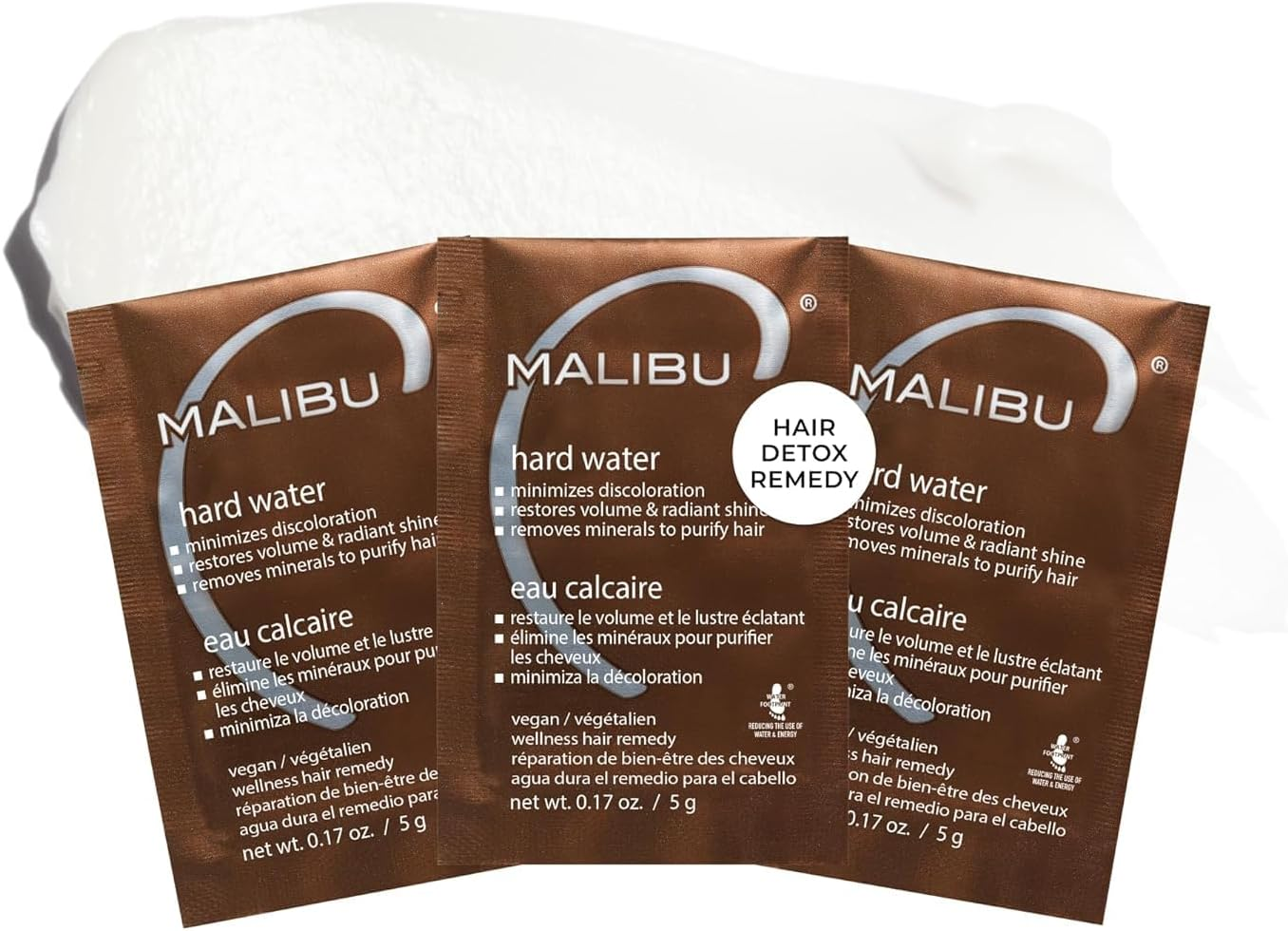 Malibu C Hard Water Weekly Demineralizer - 3 Packets by Malibu Wellness