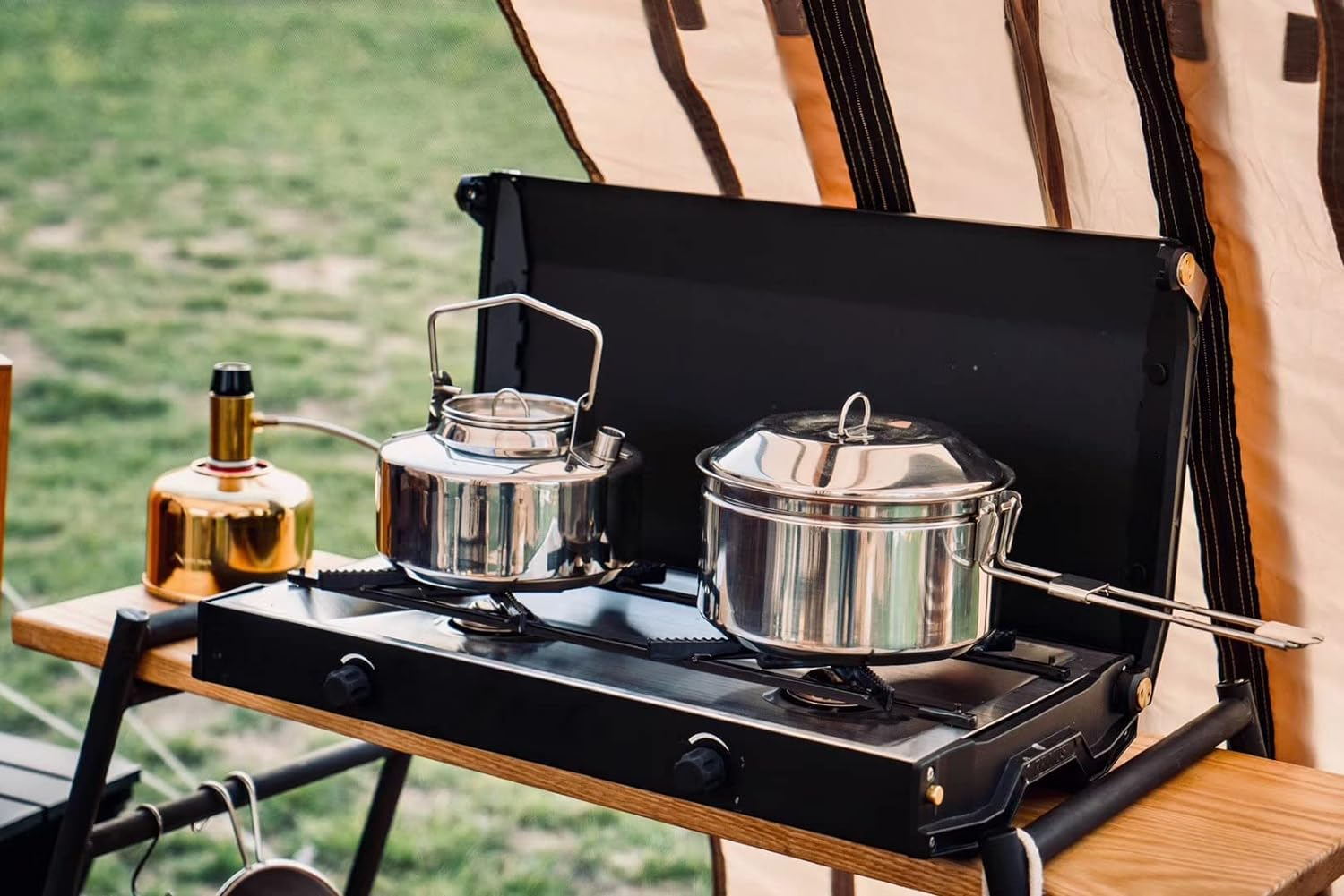 Fire-Maple Antarcti Stainless Steel Kettle and Pot Set 1.0L Camping Kettle an... - Picture 8 of 15