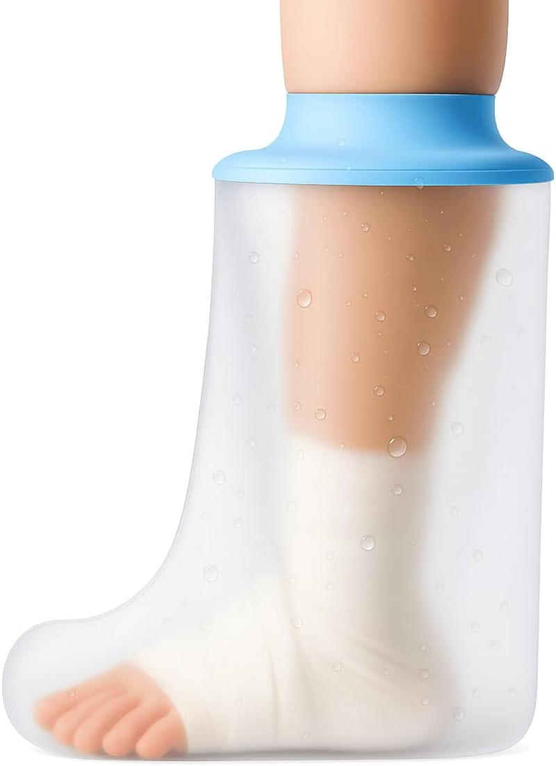 Waterproof Foot Cast Cover for Shower, Watertight Protector for Adults Foot, Ank