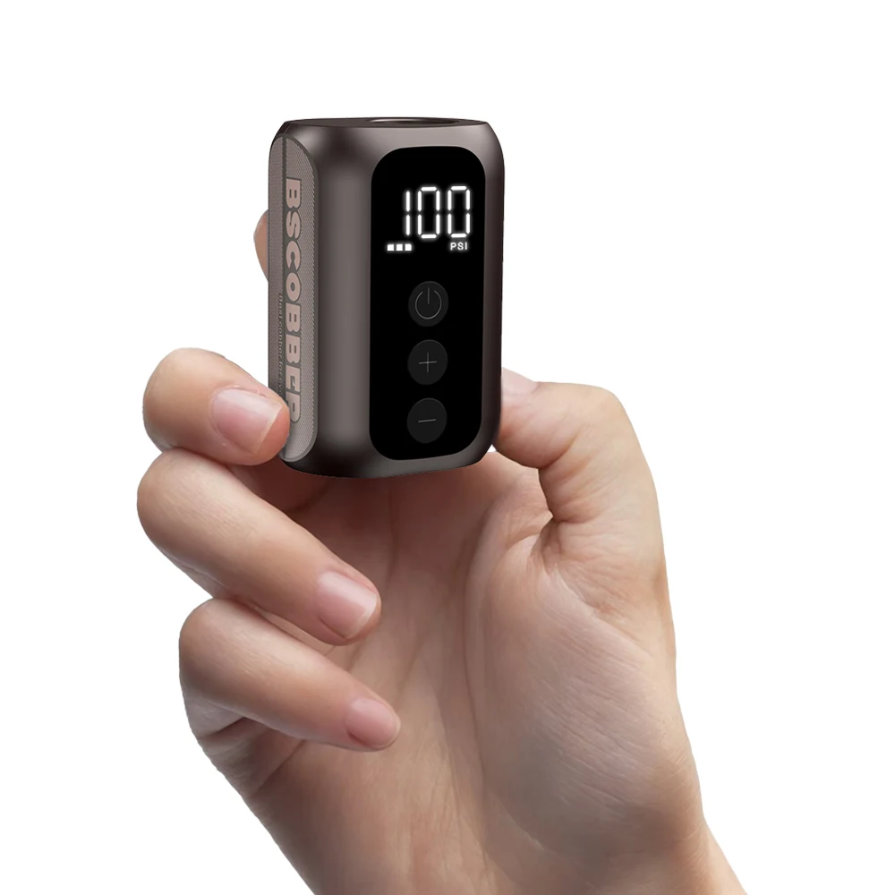 A5mini Portable Air Pump Portable Rechargeable Wireless Bicycle Accessories Tire Inflator 100PSI High Pressure