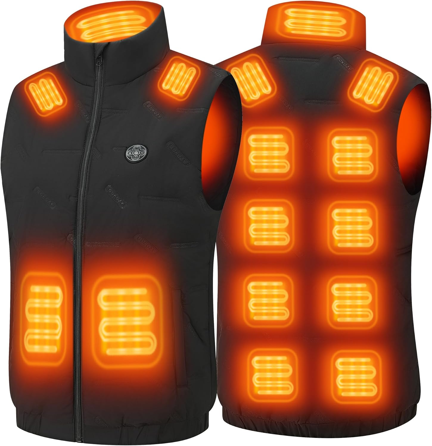 Heated vest for Men with 12v 20000mah Battery with 15 Heating Zones Mens Heat... - Picture 2 of 13