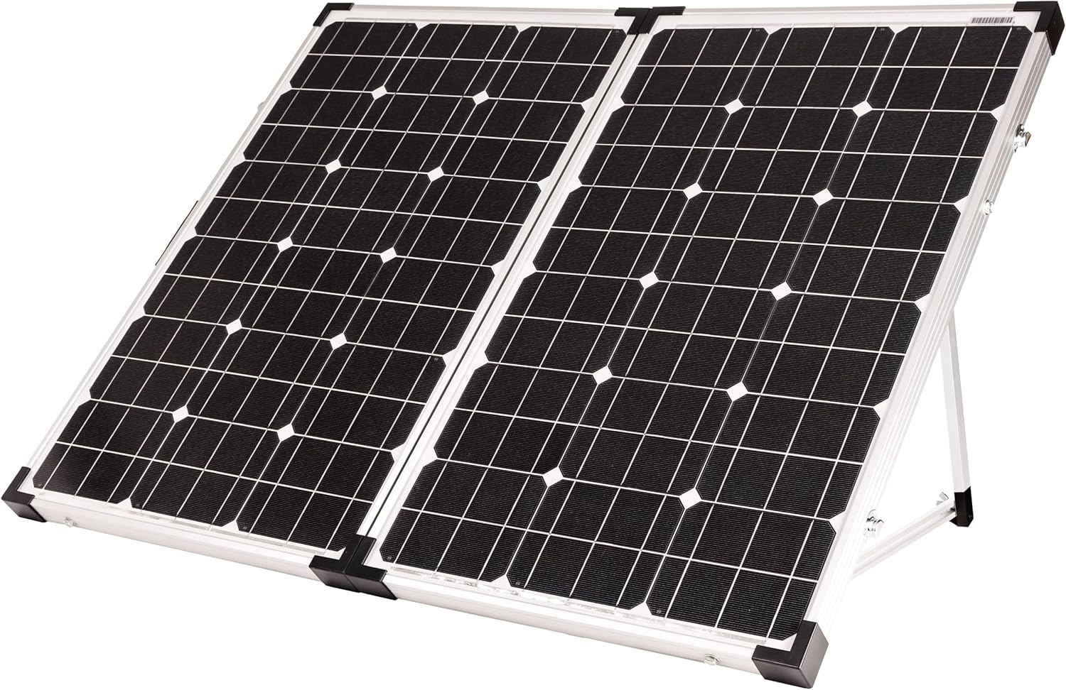 GP-PSK-130 130W Portable RV Solar Panel Kit - Folding Solar Panels with 10 Amp Controller, Adjustable Legs, Battery Clamps, Nylon Case for Camping, Boat & Off-Grid Use
