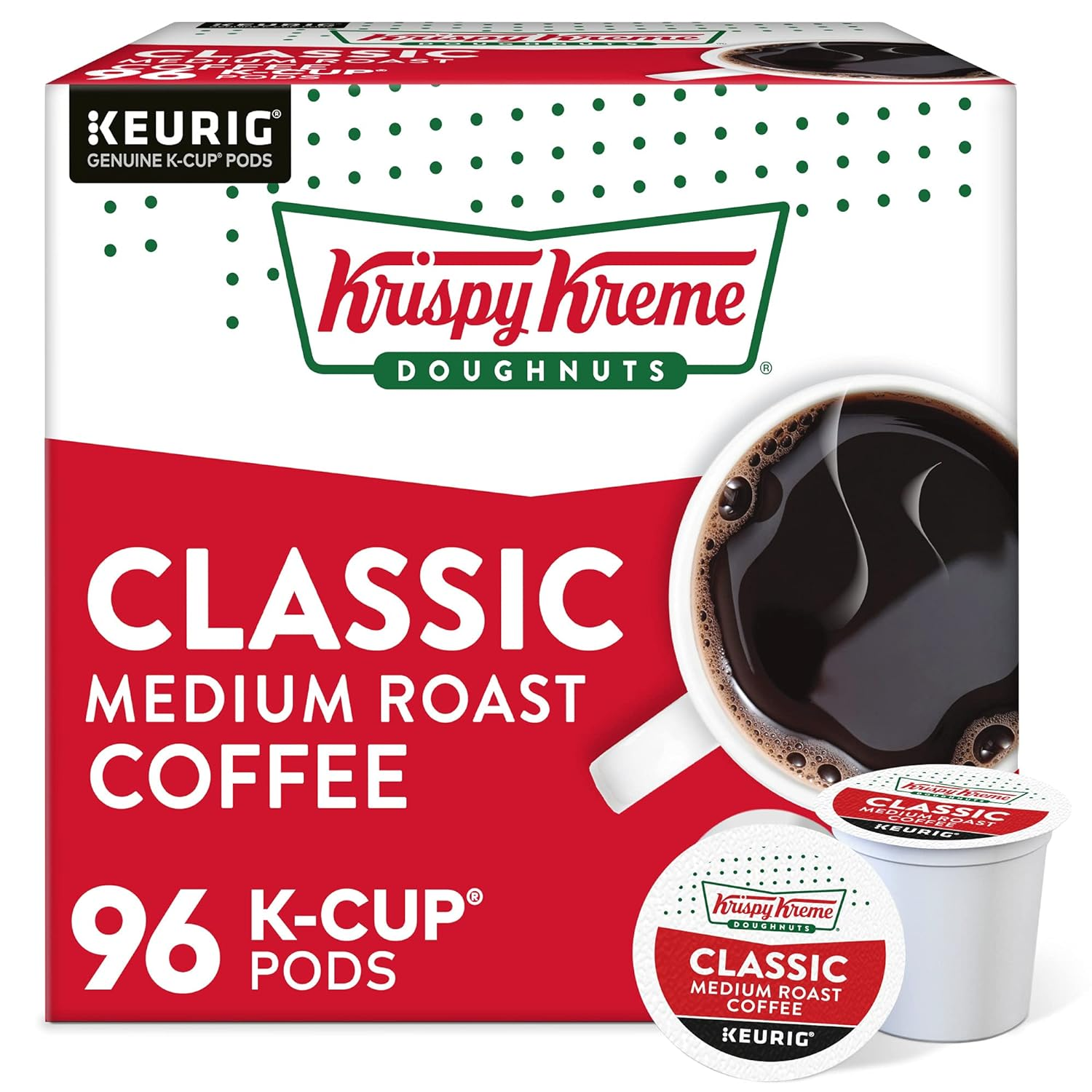 Classic Coffee, Keurig Single Serve K-Cup Pods, Medium Roast, 96 Count