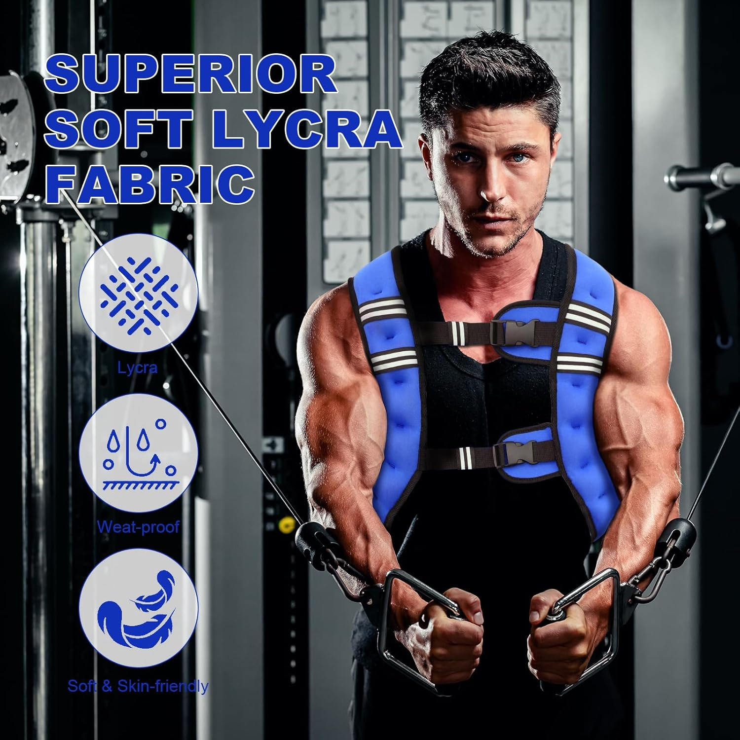 Weighted Vest for Women and Men ,3kg 5kg 8kg 10kg Weight Vest with Reflective... - Picture 5 of 16