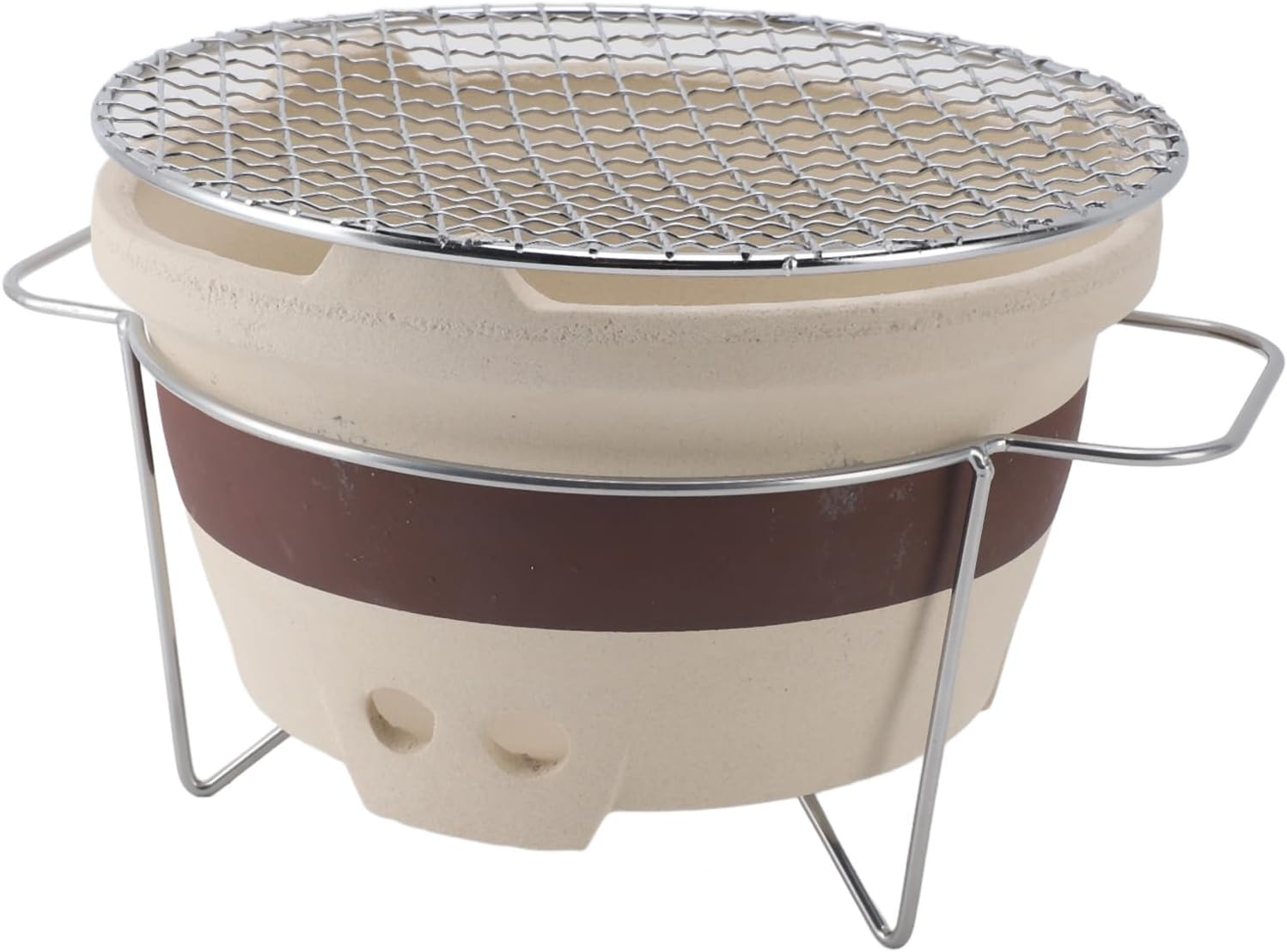 Portable Charcoal Grill, Compact Tabletop BBQ Grill, Small Outdoor, Camping Rocket Stove, Heating Stove, Outdoor Camping Wood, Mini Portable BBQ, Clay Grilling
