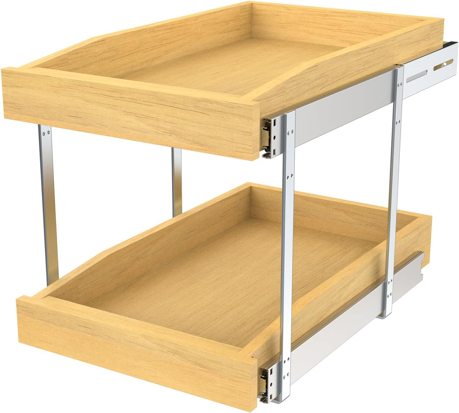 2 Tier Pull Out Cabinet Organizer, 14