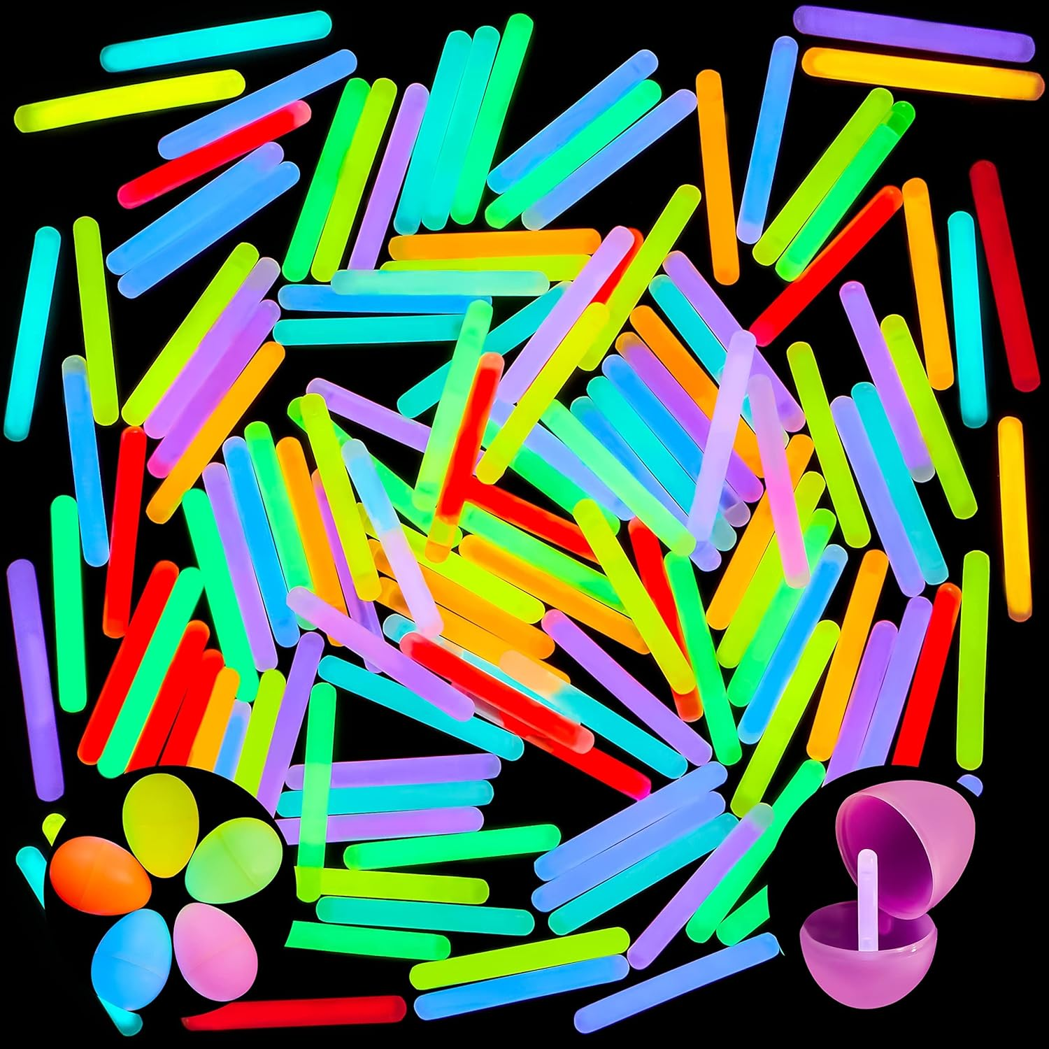 JOYIN 200 Mini Glow Sticks(2