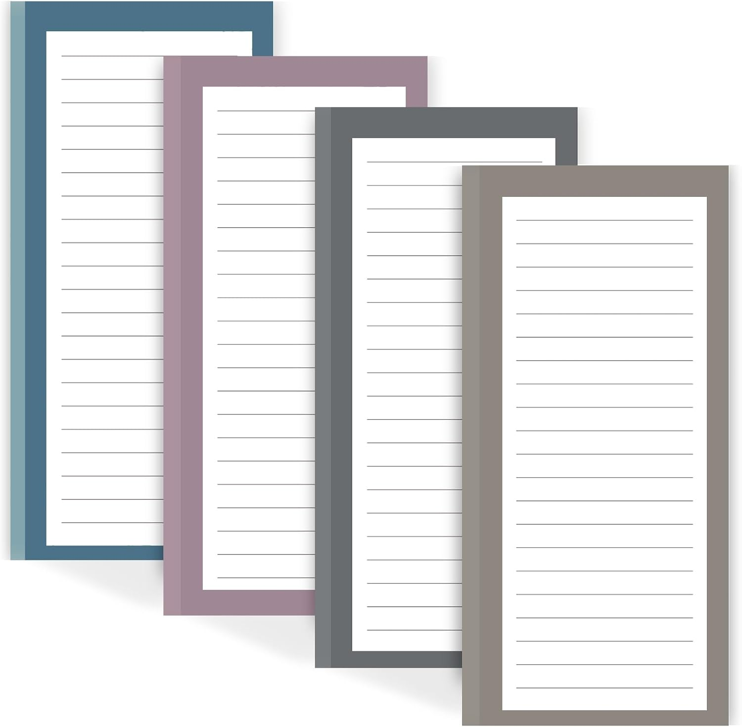 4 Pack Magnetic Notepads Shopping List T0-Do Memo Pads for Refrigerator