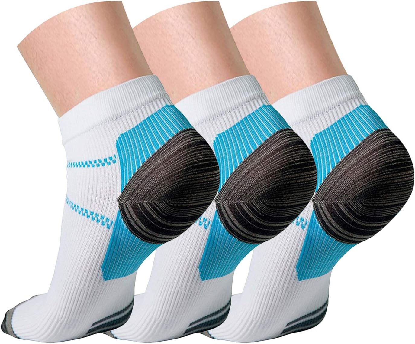 CHARMKING Compression Socks for Women & Men Circulation 15-20 Mmhg Is Best for Athletic Running Cycling Nurse Daily Wear