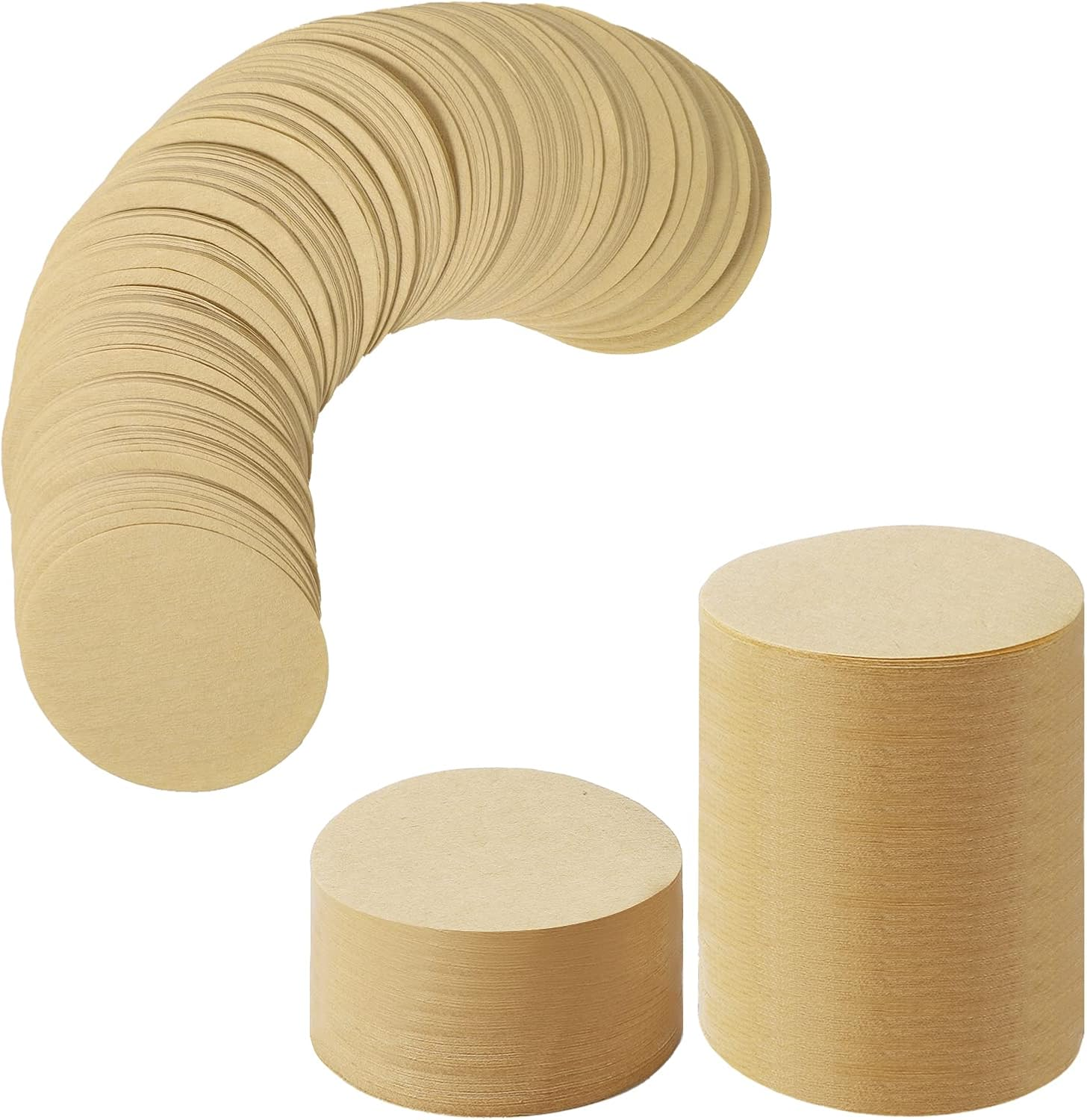 Replacement Paper Filter Packs  800 Count Unbleached Coffee Filter Paper round Coffee Maker Filters Compatible with Aerobie Aeropress Coffee and Espresso Makers Disposable Coffee Tea Filters
