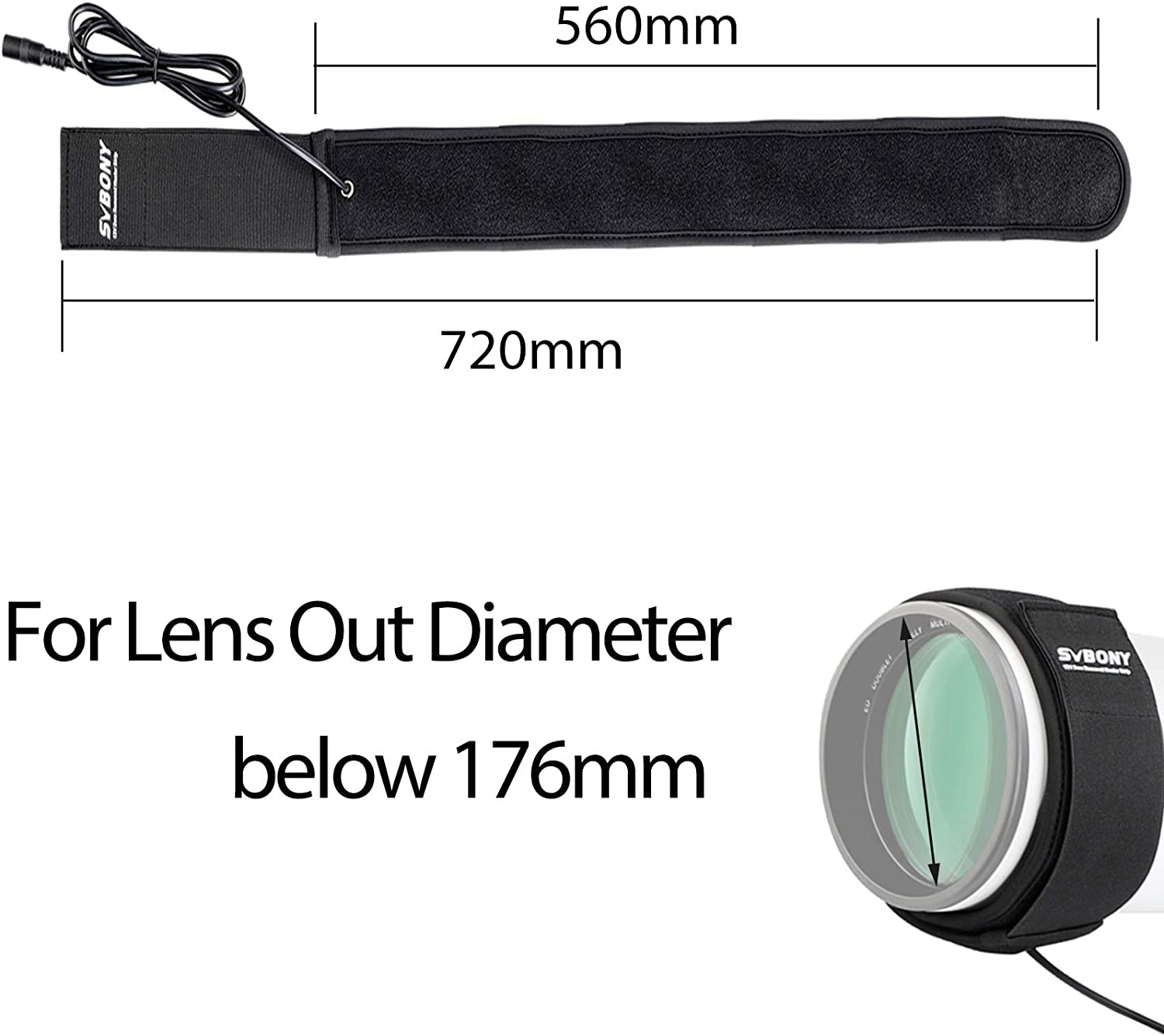 SVBONY SV192 Dew Heater Strip Lens Heater Warmer for Telescopes and Camera Le... - Picture 3 of 13