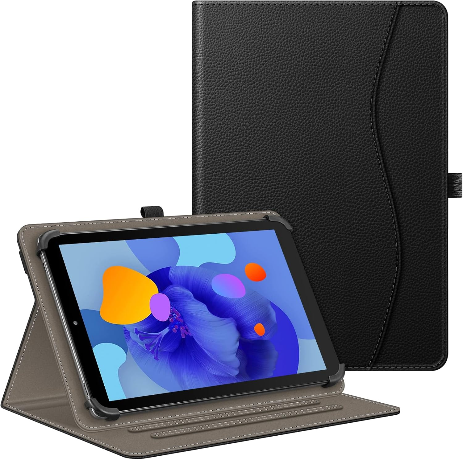 Custodia Universale per Tablet 10 Pollici, [Multi-Angli] Protettiva Stand Case per TECLAST, Blackview, SEBBE, Higrace, DOOGEE Ecc, Cover Compatibile Con Tablet 9