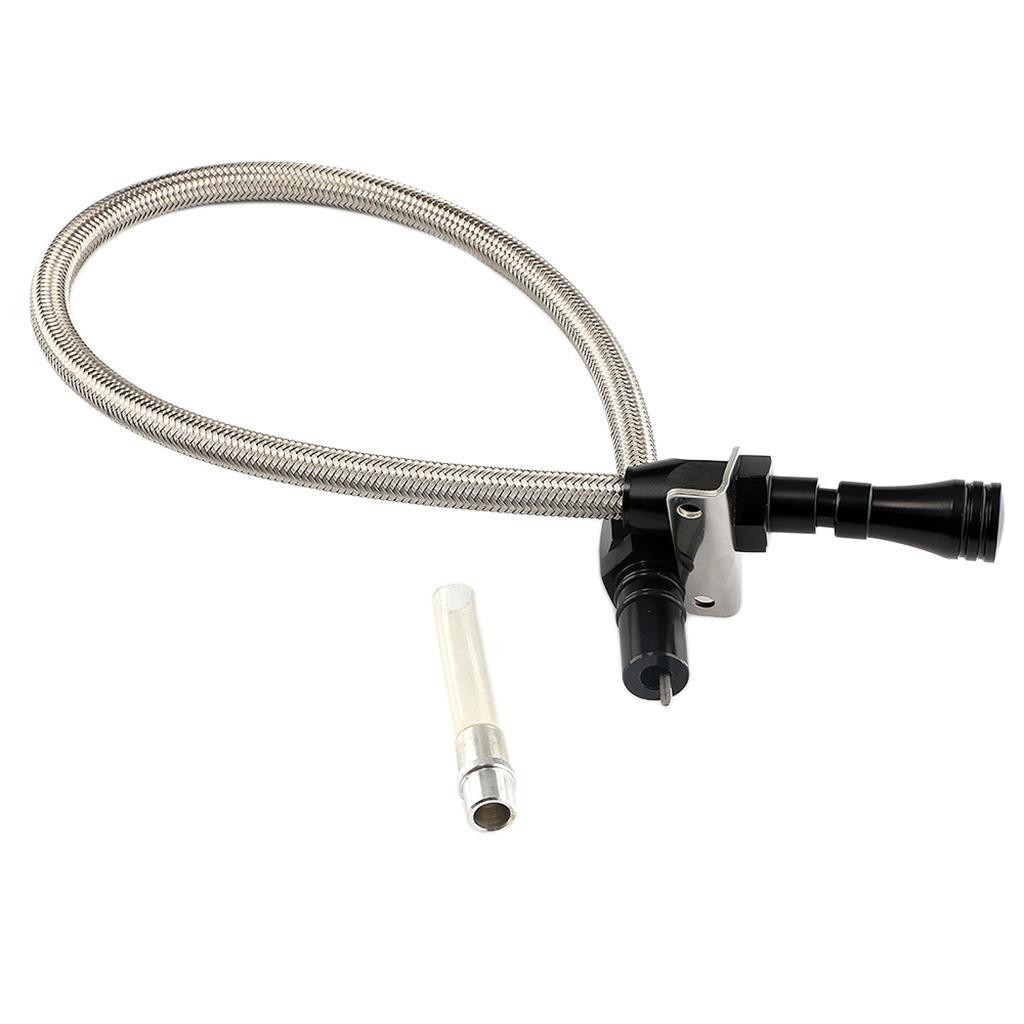 Jauge De Transmission Inox TH350 Tranny Pour GM Noir