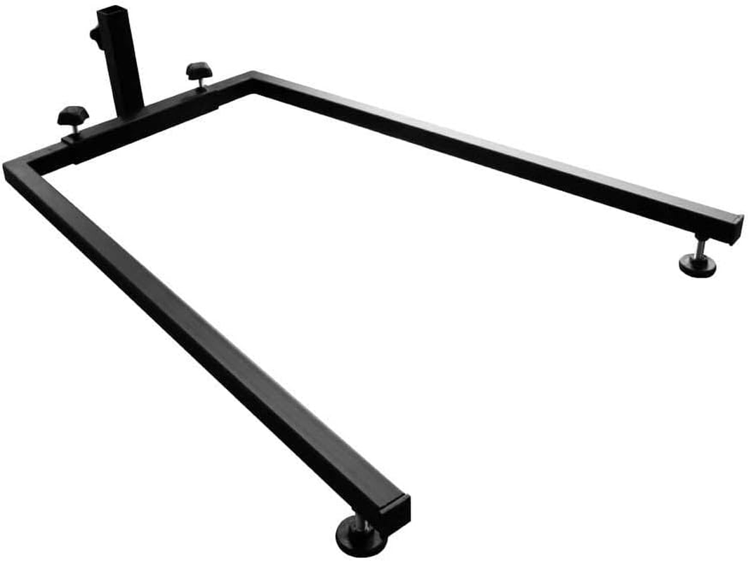 KANKA Rotisserie Grill Stand for Hard Surfaces – 100% Heavy-Duty Steel – Fits BBQ Grills, Smokers & Fire Pits, Grill BBQ Accessory for Spit Roasting Pig, Chicken, Turkey, Pork – Black Matte