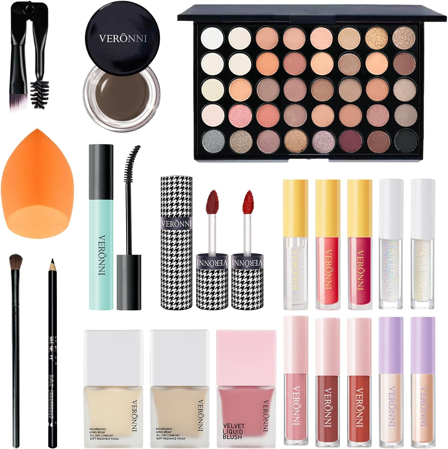Makeup Set,All in One Makeup Kit for Women Full Kit,Multipurpose Women'S Makeup Sets,Beginners and Professionals Alike,Easy to Carry (KIT-011)