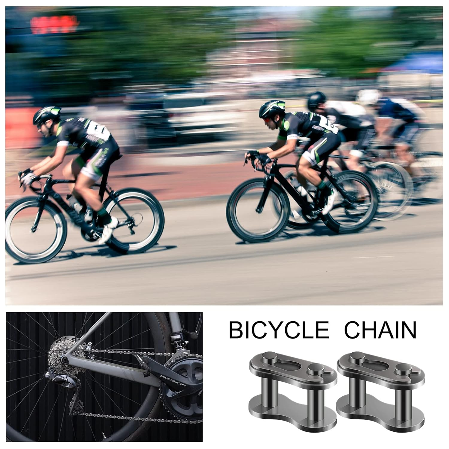 AIEX 8pcs #40 Chain Master Links, Steel Alloy Heavy Duty Roller Chain Connect... - Picture 8 of 13