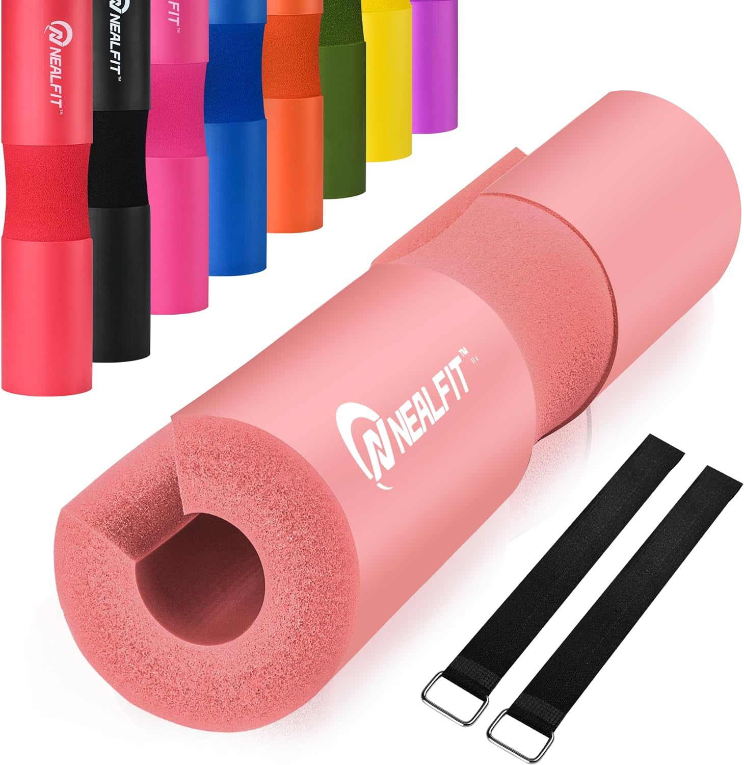 Barbell Pad Squat Pad for Squats—Squat Bar Pad—Great for Weightlifting,Lunges and Hip Thrusts—Foam Sponge Pad—Fit Standard and Olympic Bars Perfectly