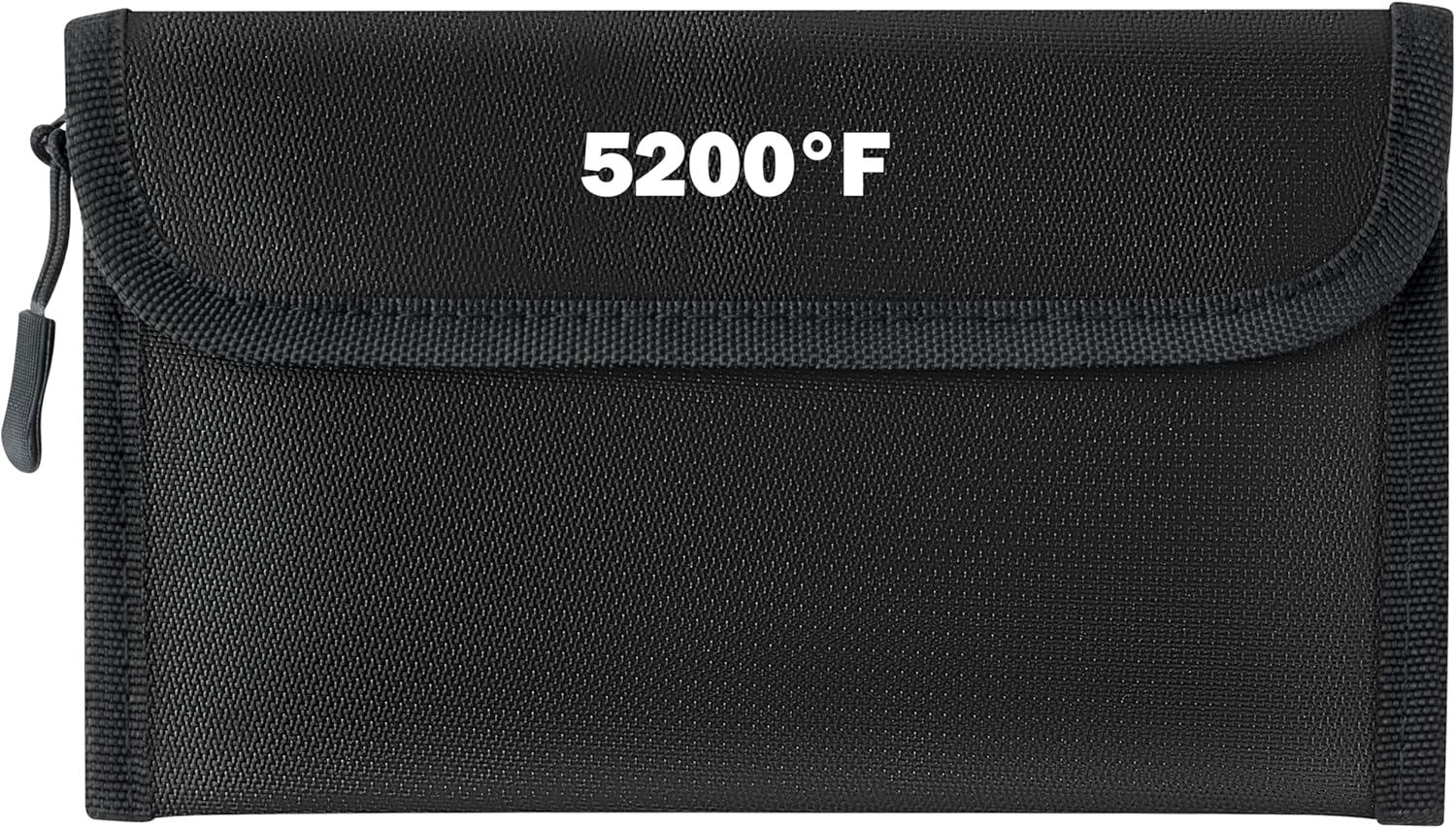 GQIRIL Fireproof Waterproof Docuent Bag - 5200°F Water Resistant Fire - View #3