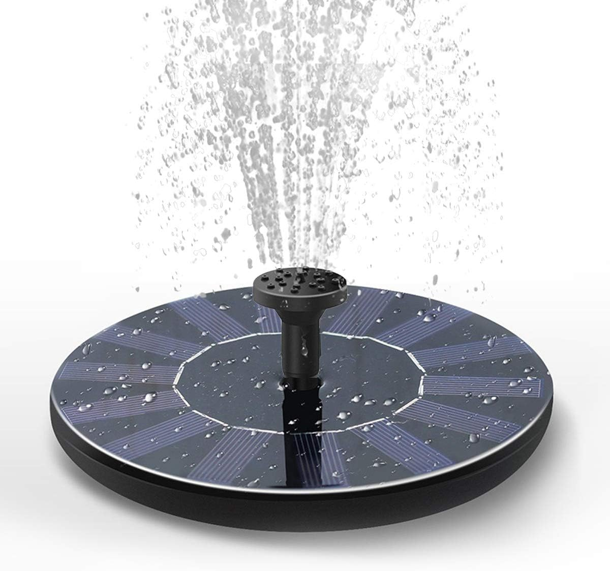 Bomba de agua fuente solar para bano de pajaros nueva mini bomba solar mejorada