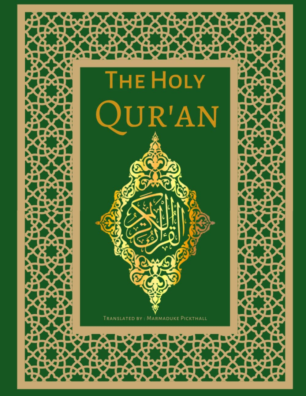 The Holy Quran: English Translation of the Noble Qur'An | Green Cover | English Edition