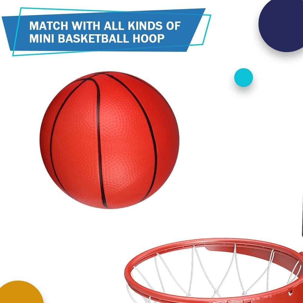 Dilabnda 6 PCS Mini Replaceable Basketballs for Mini Basketball Hoop, 16CM Mi... - Picture 9 of 14