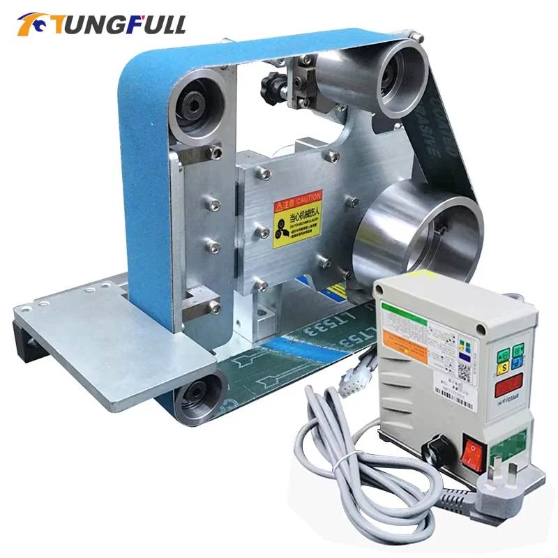 915x50mm Sander Belt Grinder Machine with 750W Brushless Motor Mini Belt Machine Metal Polishing and Grinding Machine