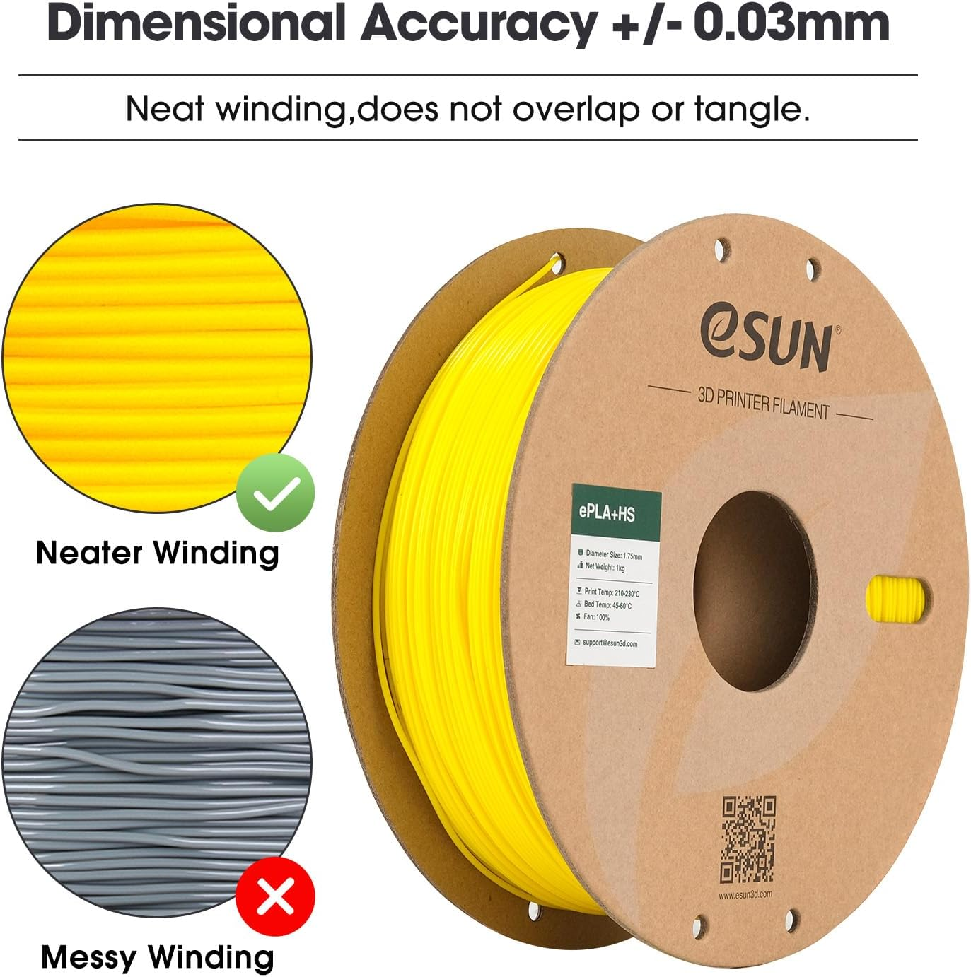 eSUN PLA PRO Filament for 3D Printers High Speed PLA PRO 3D Printer Filament ... - Picture 4 of 16