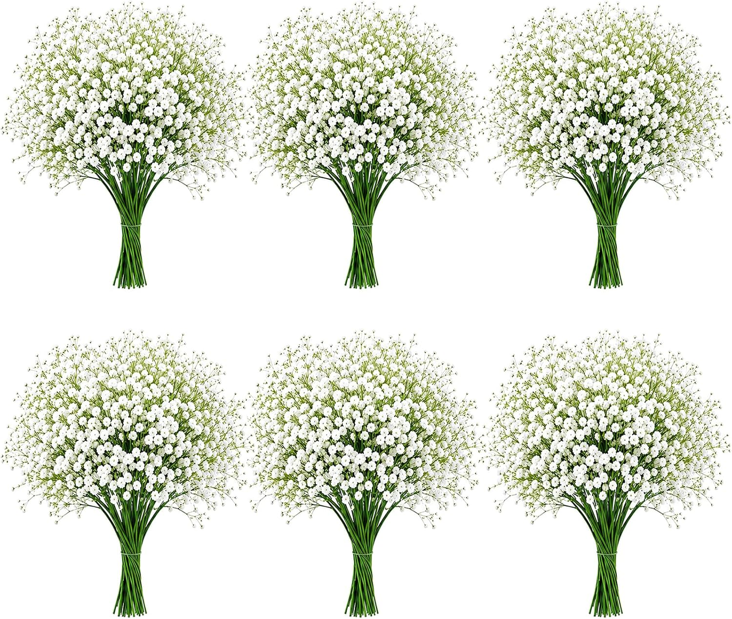 Mavigak 150 Pcs Baby'S Breath Artificial Flowers, White Gypsophila