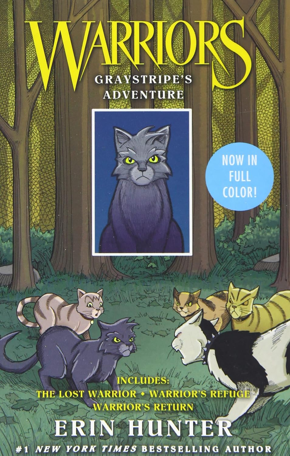 Warriors: Graystripe'S Adventure: 3 Full-Color Warriors Books in 1: a Full-Color Graphic Novel Collection of Adventures in the Warriors Universe