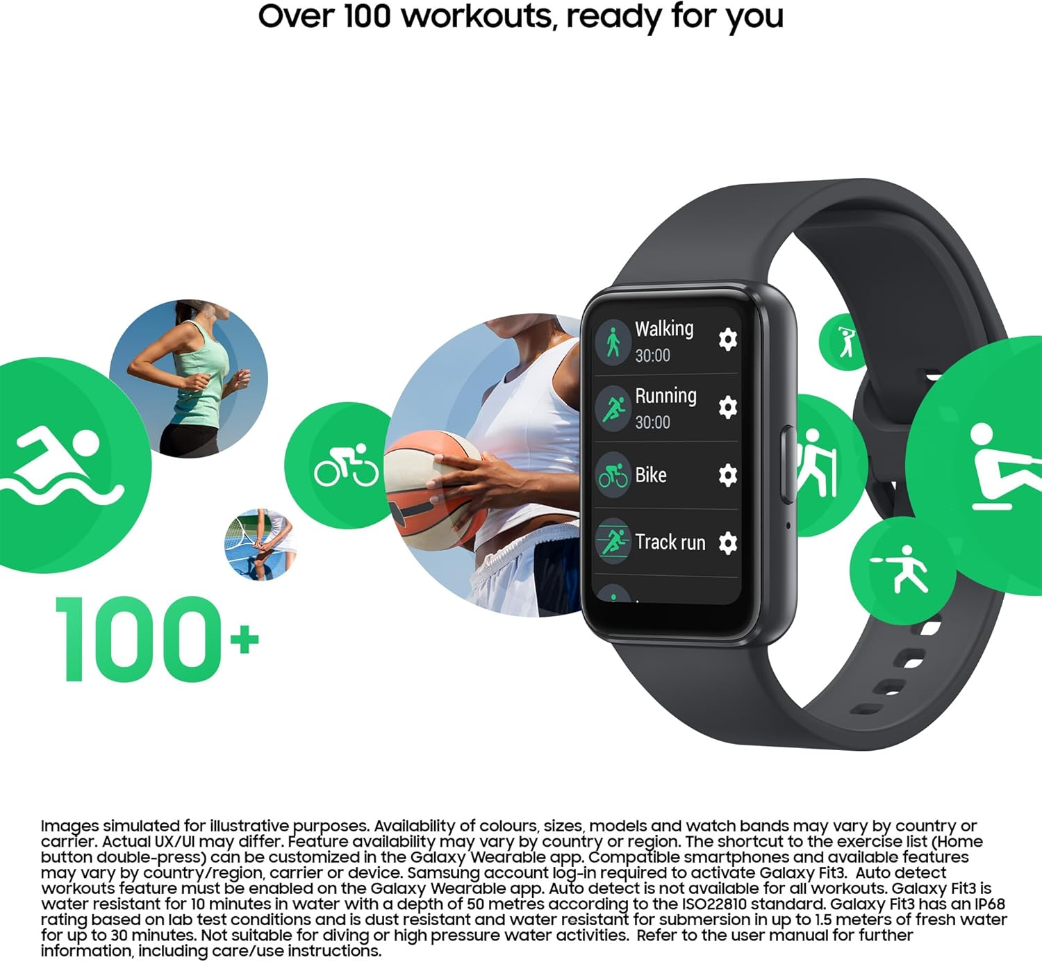 Samsung Galaxy Fit3, 13 Days Battery, Sleep Tracking Smartwatch, Grey - Picture 5 of 13