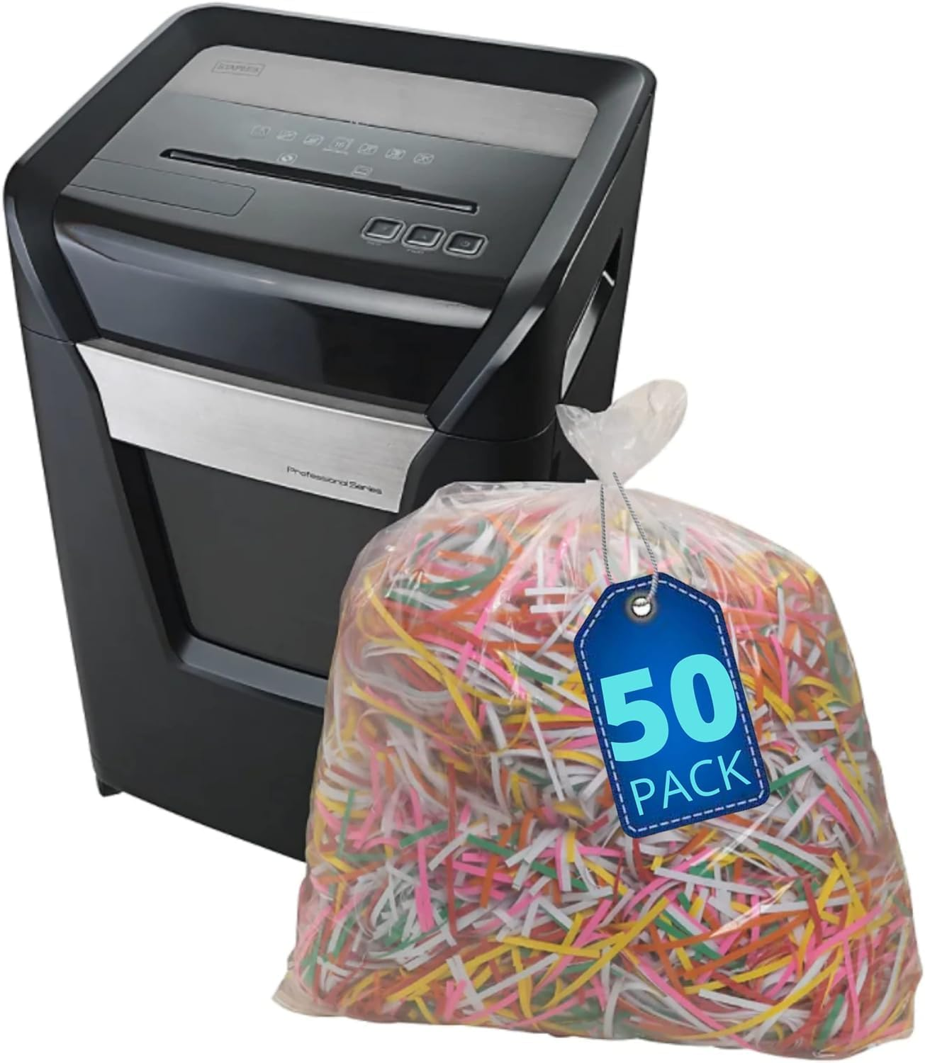 Shredder Bags 15.8 Gallon, Paper Shredder Waste Bags 15.8 Gal., 50/Box