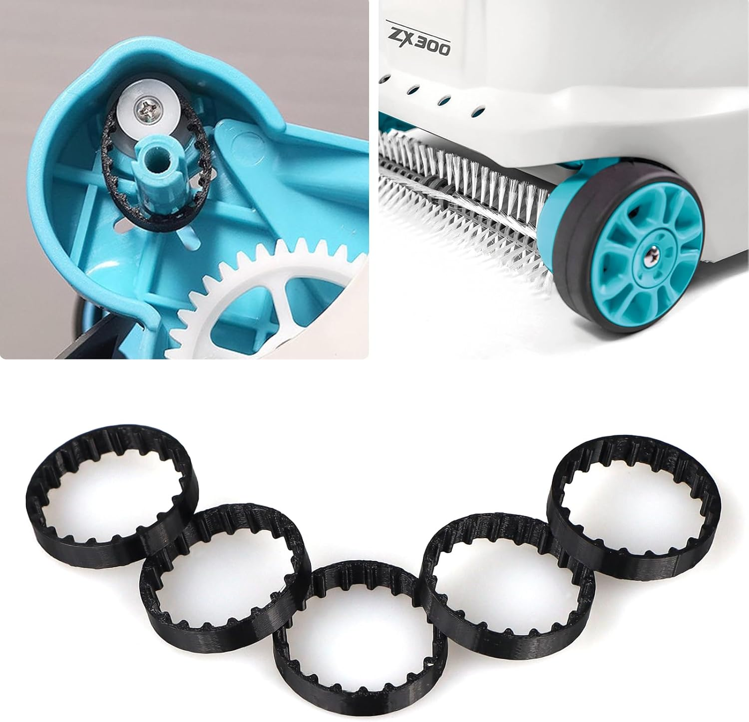 5 Pcs Replacement Belts for INTEX ZX300 Automatic Pool Cleaner