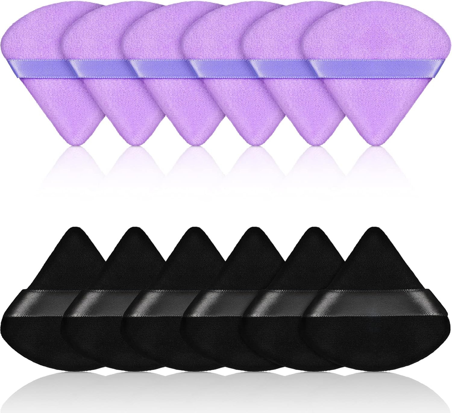 Maitys 12-Piece Triangle Powder Puff Set for Face Makeup - Soft, Washable, Re... - Picture 18 of 23