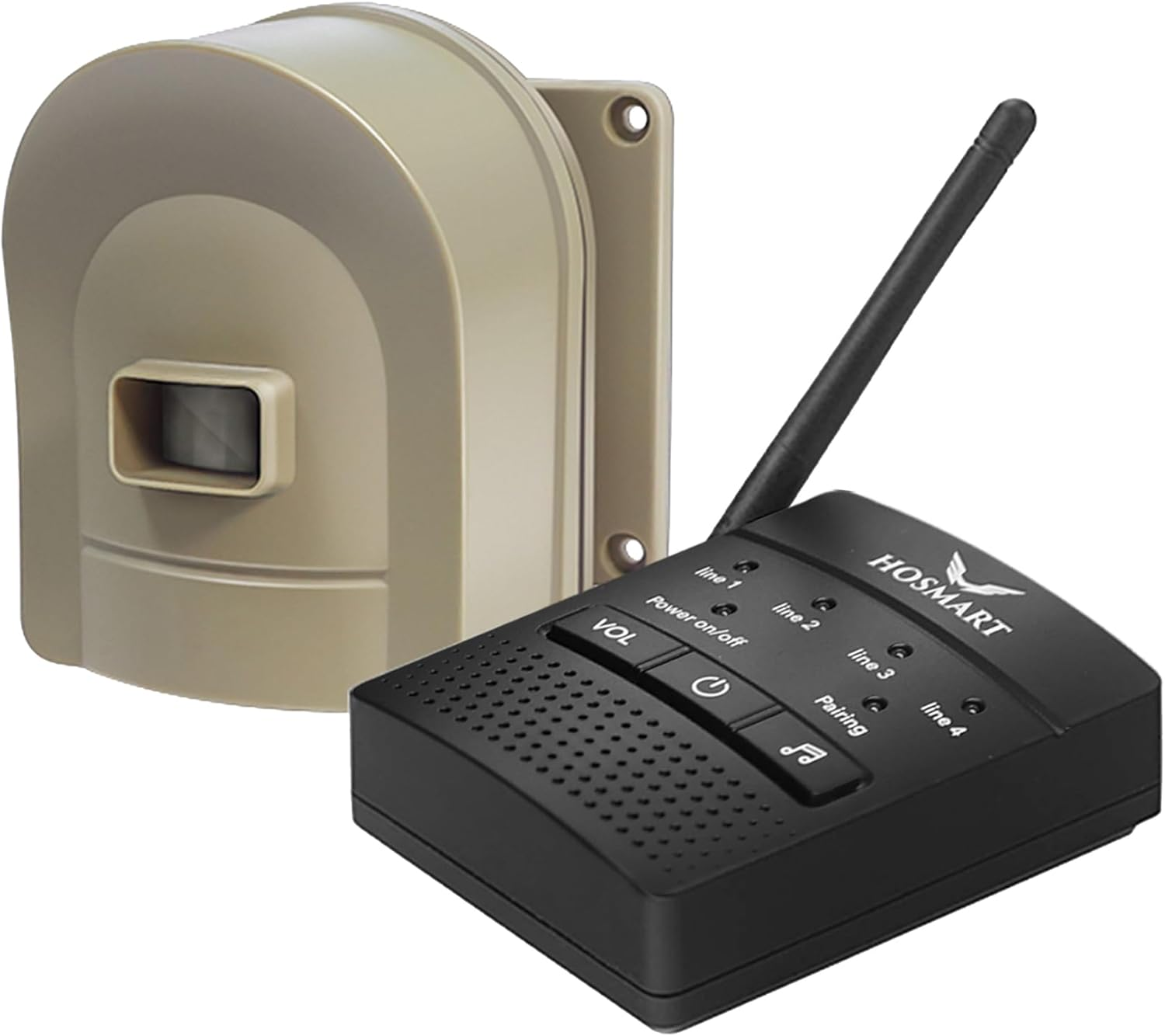 1/2 Mile Hosmart Driveway Alarm Wireless Sensor System & Driveway Sensor Alert