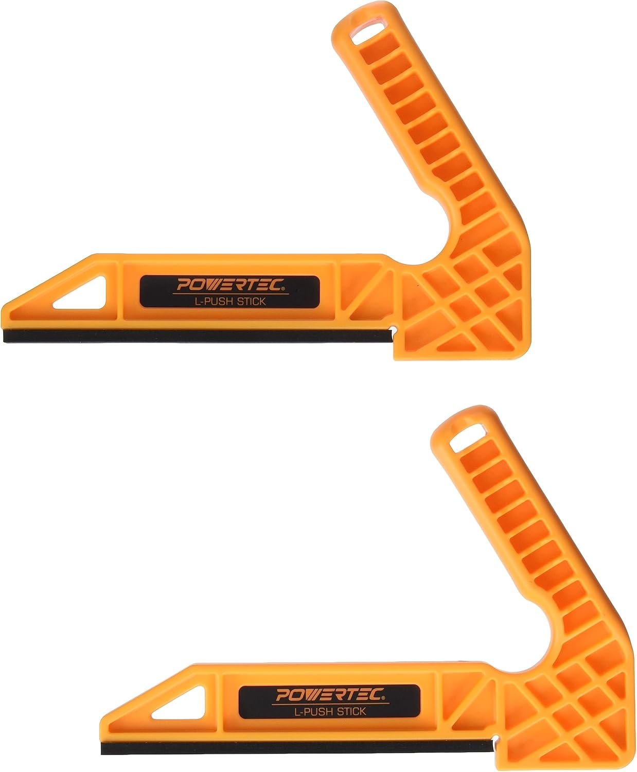 Deluxe Push Stick for Table Saw, Router Table, Band Saw & Jointer, Dual Ergonomic Handles W/Max Grip, Safety Push Tool for Wood Working and Hand Protection 2PK (71338)
