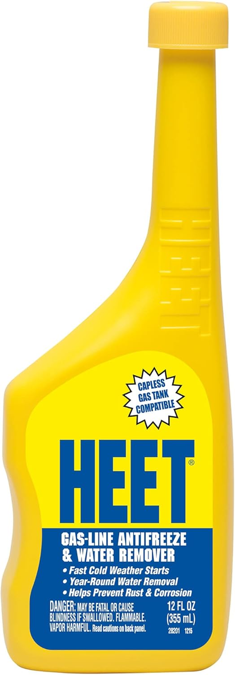 Gas-Line Antifreeze and Water Remover - Removes Water from Fuel System - Prevents Gas-Line Freezing - Optimal for Winter Use Fast Cold Weather Starts, 12 Fl. Oz. (28201)