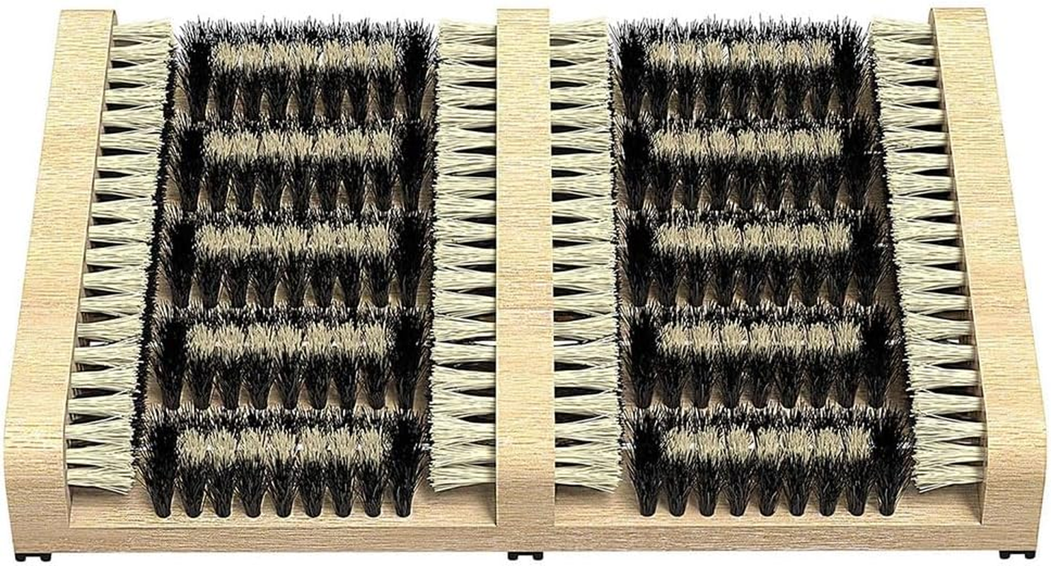 Boot Scrubber Brush, Boot Scrubber, Shoe Cleaner Brush, Shoe Mud Cleaner, Outdoor Shoes Scraper Cleaners Brushes, Multifunction Boots Scraper, Wooden Boots Scrapers for Removes Snow Sand Mud