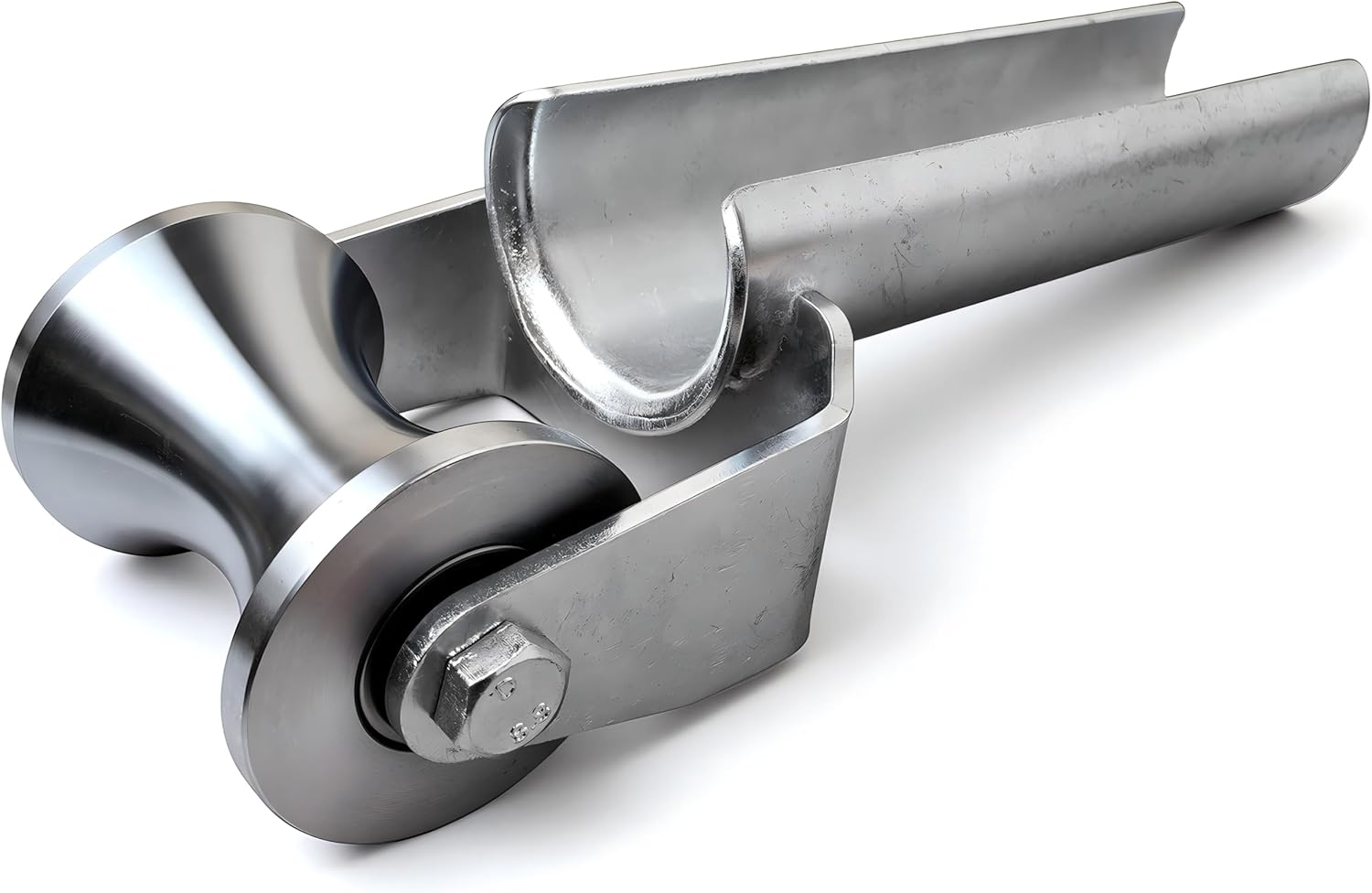 4-Inch Stainless Steel Cable Puller Sheave, Cable Feeding Sheave,Allowing the Cable Being Fed into the Conduit to Smoothly Roll over the Sheave,Heavy Duty Steel Pulleys for Large Scale