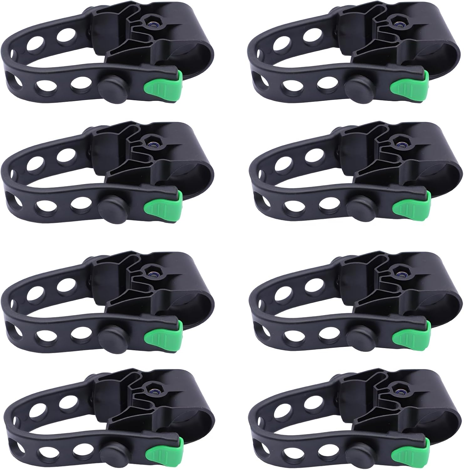 8 Correas Repuesto Bicicleta Gancho Caucho Para Remolque 1 Pulg Soporte Rack