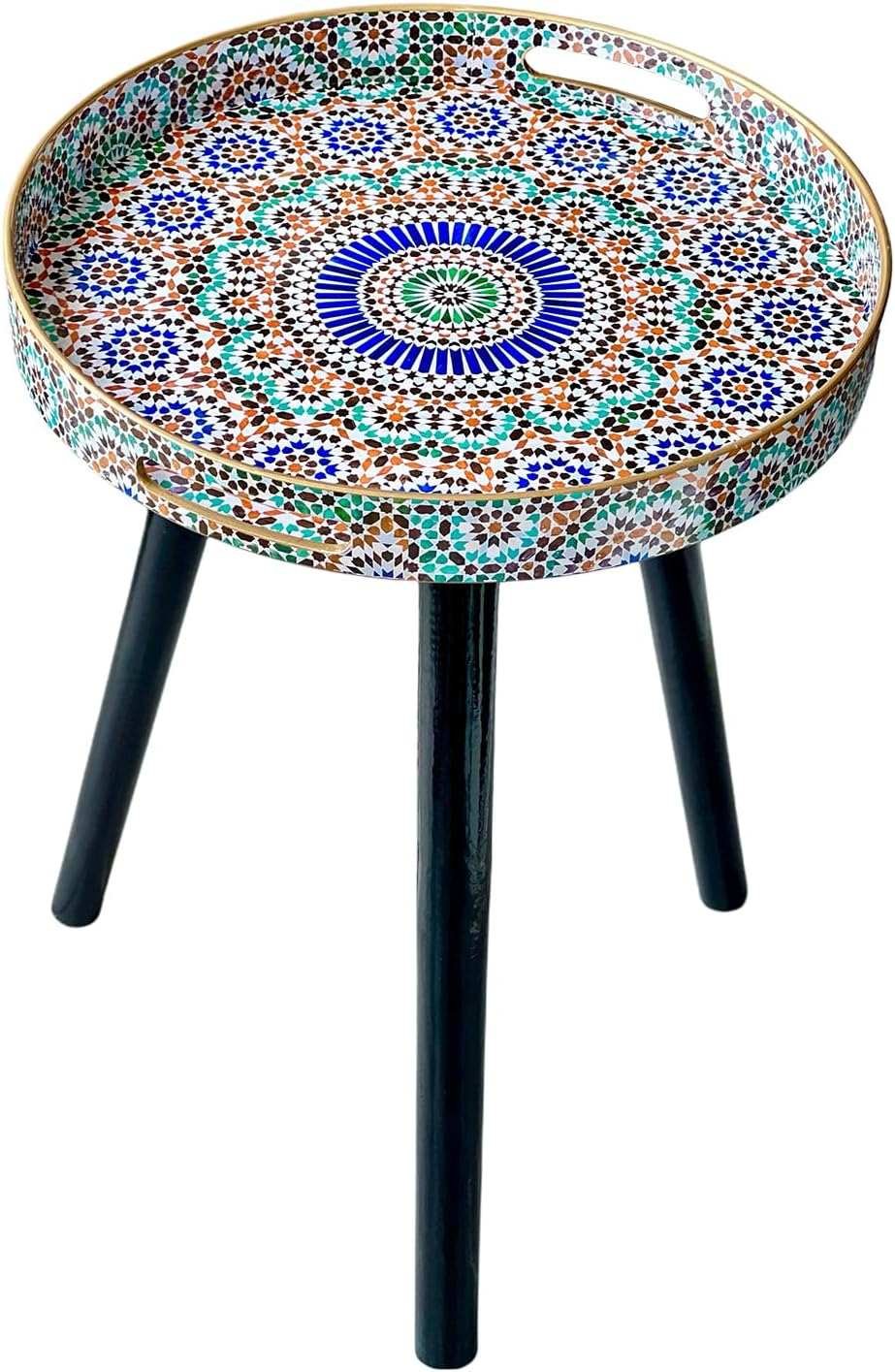 Gesodant Plastics Tray with Detachable Three Wooden 17.7 Inch Legs, Versatile... - Picture 1 of 1